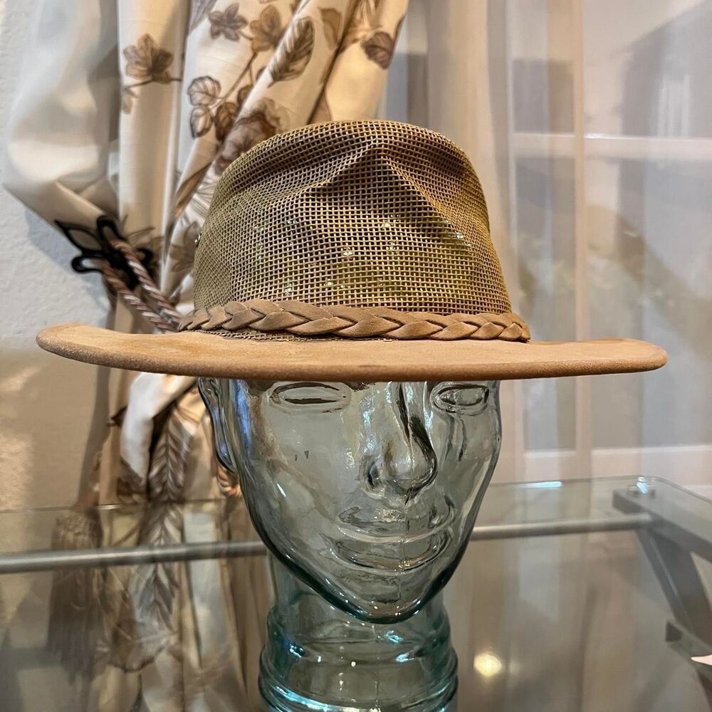 Minnetonka Men's Tan and Cream Hat